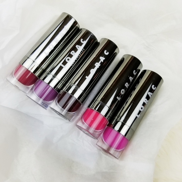 LORAC Makeup Loracalter Ego Lipstick Set Of 5 Bolds Set Poshmark